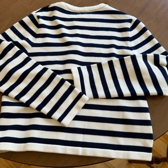 J crew NWT stripped sweater - Picture 2 of 4